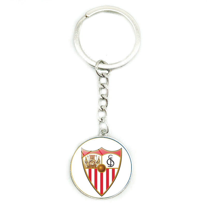 Serie A La Liga Bundesliga Premier League Ligue 1 Equipo de fútbol Emblema Tiempo Gema Llavero Colgante de coche Producción del equipo