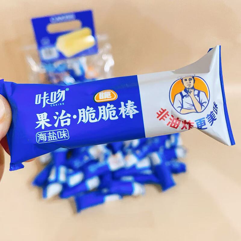 咔吻果治脆脆棒海盐味蛋黄味网红休闲追剧旅游解馋上班族学生零食|undefined