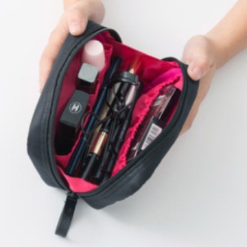 Bolsa de cosméticos de celebridades de Internet, bolsa de cosméticos de viaje portátil femenina pequeña, bolsa de almacenamiento de cosméticos portátil simple
