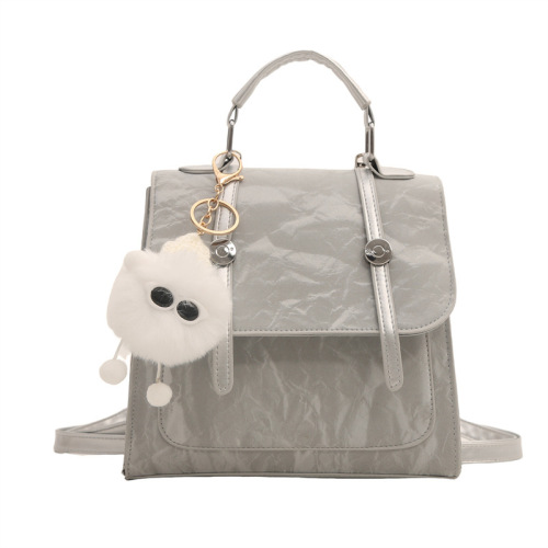 Niche French women's bag 2024 new summer backpack casual hand carry large capacity personalized fashionable backpack