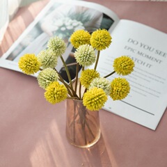 工藝品廠家泡沫果仿真花廠家假花綠植物批發婚慶裝飾跨境MW25590