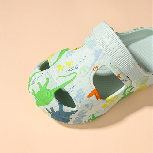 Summer Main Push Children Slippers Outdoor Leisure Middle Children Cartoon Cute Unisex Children Sandals Casual Matchable