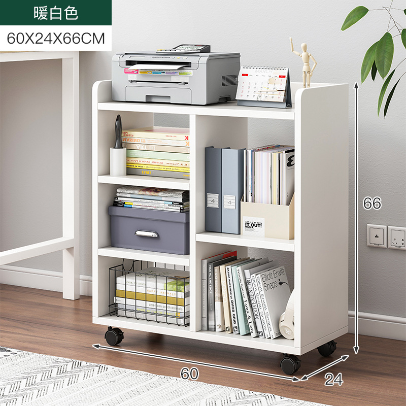 Portátil pequeña estantería piso mesa de noche de almacenamiento en rack dormitorio escritorio lado Mesa gabinete de almacenamiento pequeña estantería