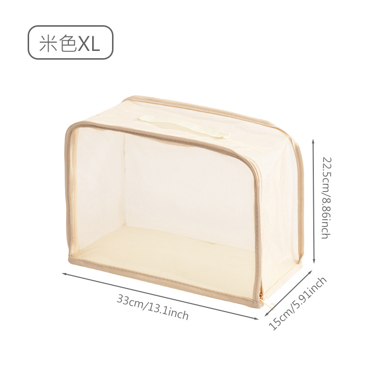 Bolsa de lujo bolsa de almacenamiento de mano bolsa de polvo transparente ligero simple impermeable a prueba de humedad bolsa de cuero cubierta protectora artefacto