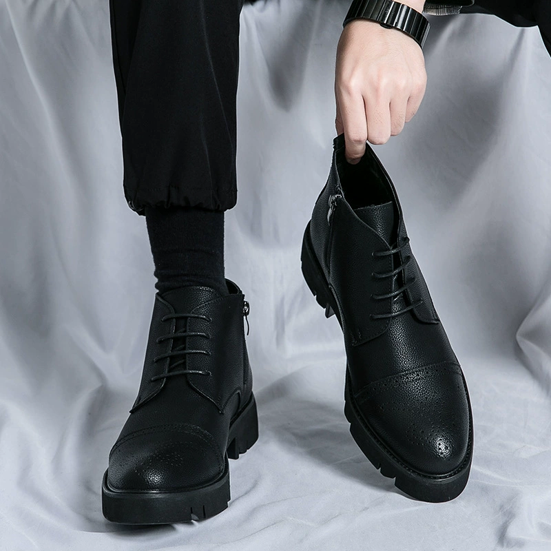 Martens, высокие низкие ботинки в английском стиле, низкие челси