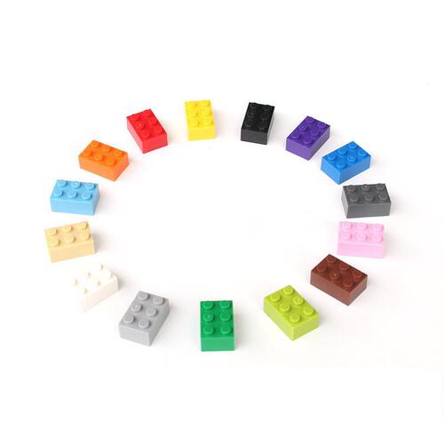 Compatible with Lego small particle building block accessories basic parts 6-hole high bricks 2*3 holes thick bulk parts weighing toys