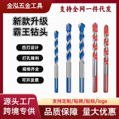 霸王钨钢钻头混泥土玻璃麻花钢钻合金瓷砖钻头电钻头打孔 钻头大