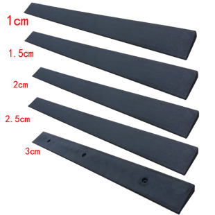 Factory wholesale rubber slope pad straight grain step threshold step pad road along the slope road tooth step slope plate