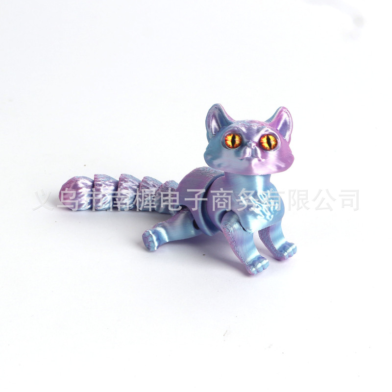 3D打印可爱小猫咪萌宠桌面摆件手办模型新品玩具跨境地摊批发代发|undefined