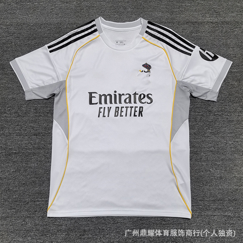 2526ファン レアル・マドリード バルセロナ チェルシー サッカーユニフォーム タイ版 ファン用 半袖 ホーム＆アウェイ クラブジャージ|undefined