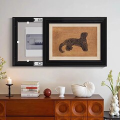 源头工厂中古风电表箱装饰画免打孔配电箱电闸电源盒复古遮挡挂画