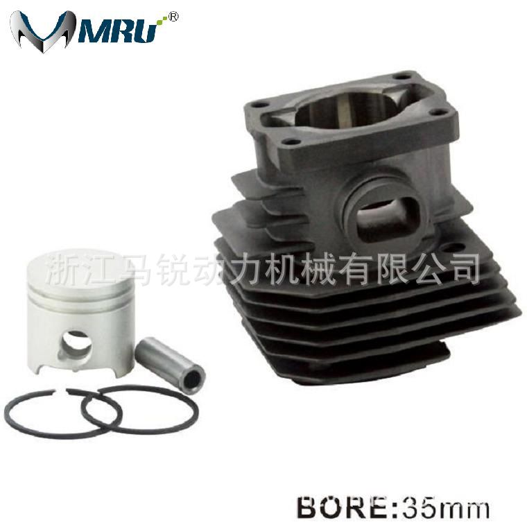 割草机配件陶瓷汽缸/气缸 160 35MM  园林机械配件