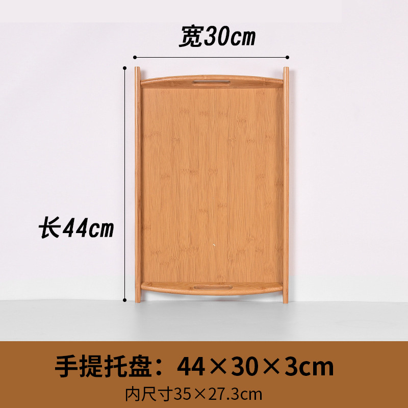 Paleta de productos de salón de belleza bandeja de madera bandeja de fruta de bambú bandeja de té de bambú bandeja de mezcla de aceite esencial rectangular