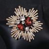 Advanced brooch from pearl, elegant fashionable sophisticated classic suit jacket, universal pin, swan, high-quality style, wholesale