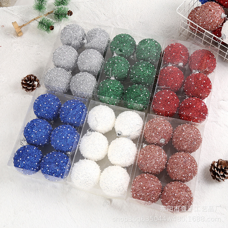 Cross-Border Exquisite Christmas Balls, Creative Designs, Holiday Party Venue Decorations, Christmas Tree Hangings, Gift Balls