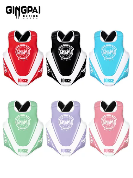 Professional Fighting Sanda Chest Protector Children Boys and Girls Thickened Training Protector Adult Boxing Armor Thai Boxing Taekwondo