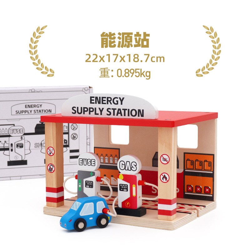 木のトーマツの列車のばら売りの軌道の部品のバリケードのプラットホームの軌道のシーンの益智のおもちゃ