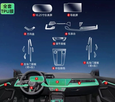 Car interior film control film screen TPU film - 25-models-complete-interior-decoration-medium-and-low-configuration