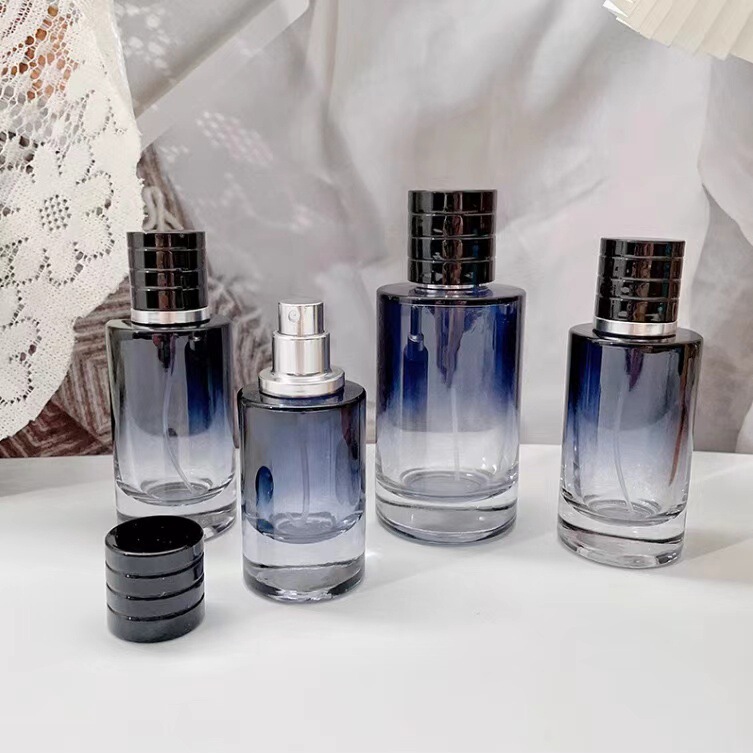 メーカー直販、在庫あり、新作ガラスボトル、スプレーカラー香水詰め替えボトル、30ml、50ml、100ml、グラデーションカラー|undefined