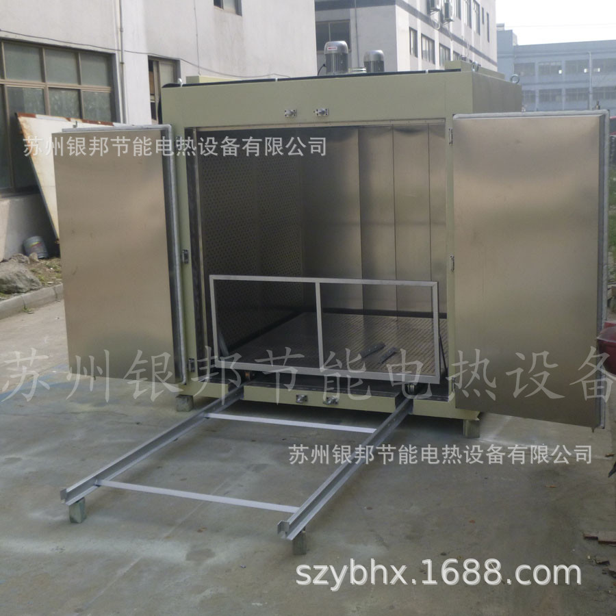 平板推车式聚氨酯胶辊烘箱 聚氨酯制品固化烘箱 橡塑产品硫化烤箱