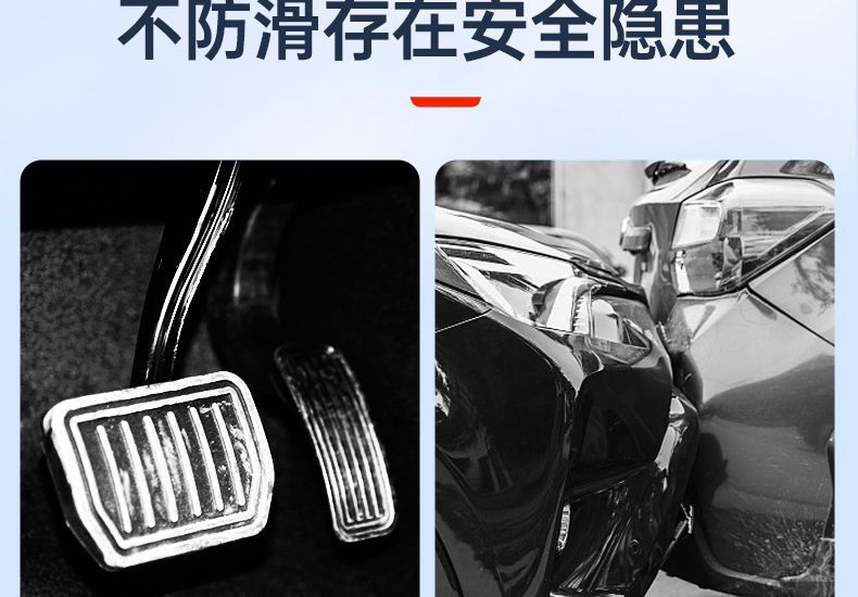 Suitable for Tesla Model Y New 3 Accelerator Brake Anti-Slip Rest Pedal Aluminum Alloy Modification Accessories
