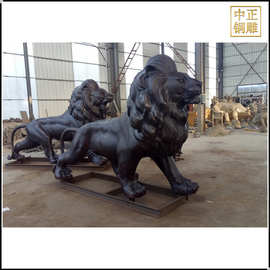 保定故宫铜狮子图片 保定故宫铜狮子报价 鎏金铜狮子雕塑报价