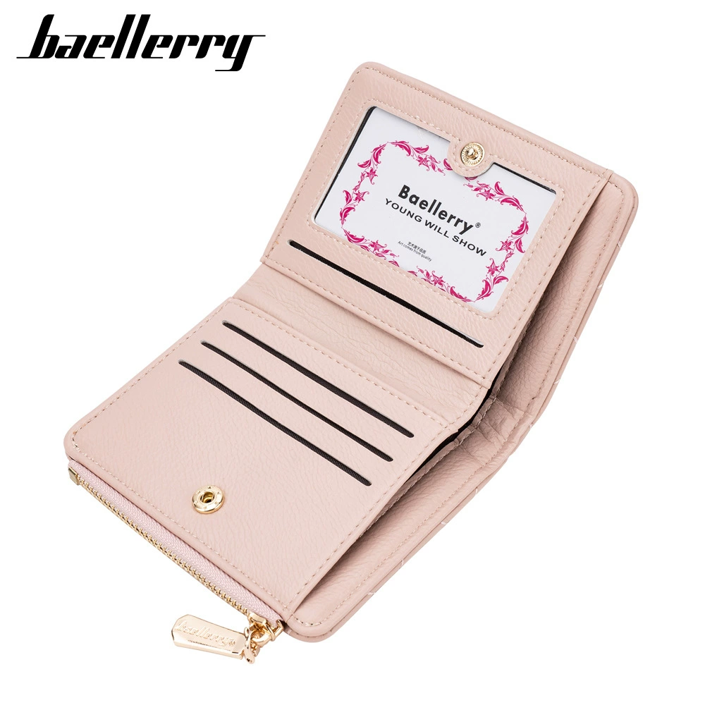baellerry короткий модный бумажник на молнии, оптом