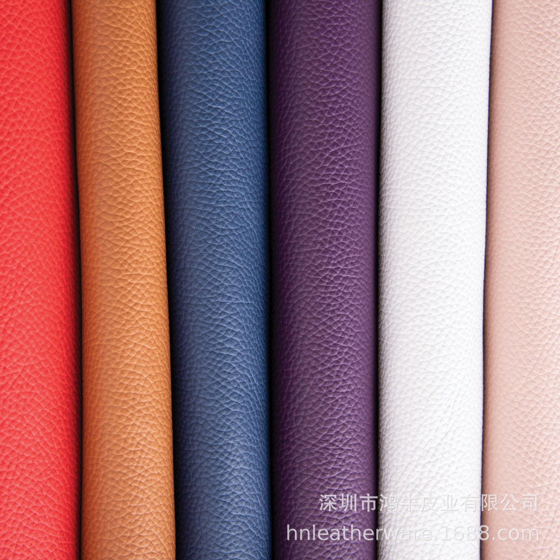 头层摔纹牛皮 全粒面缩纹牛皮 欧标环保大小荔枝纹真皮