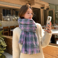 抖音同款维度维朵2025秋冬保暖围巾女生可爱高级感仿羊绒情侣围脖