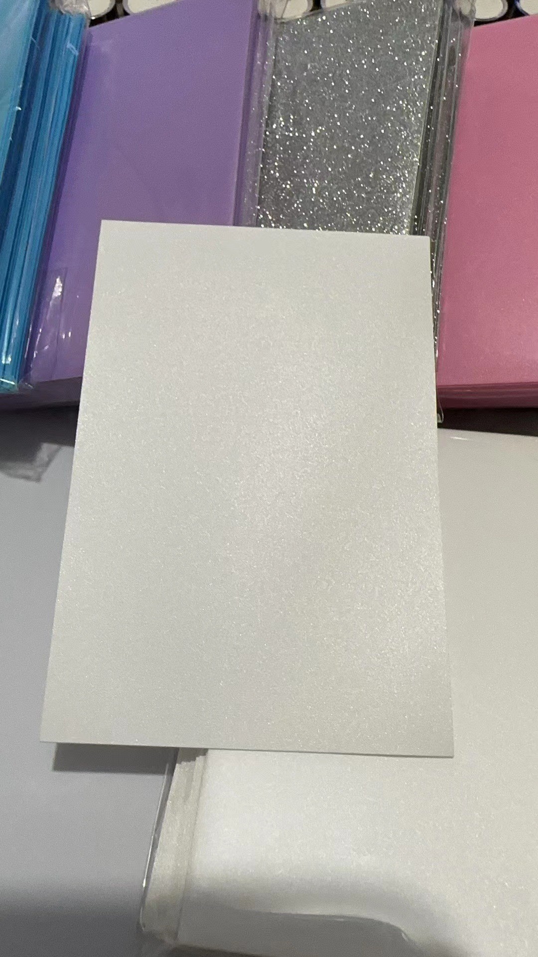 Película de tarjeta de palomitas de maíz 20 seda boca plana bar Ye Luoli Pony Baoli funda de tarjeta pequeña película protectora escritura Polaroid