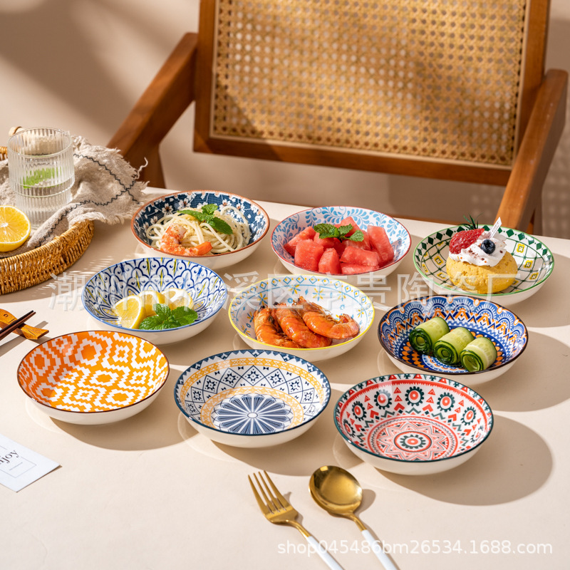 5.5inch Small Plate Bone Plate Home Internet Celebrity Bohemian Creative Small Plate Spit Bone Plate Ceramic Snack Plate 5.5inch Small Plate Bone Plate Home Internet Celebrity Bohemian Creative Small Plate Spit Bone Plate Ceramic Snack Plate
