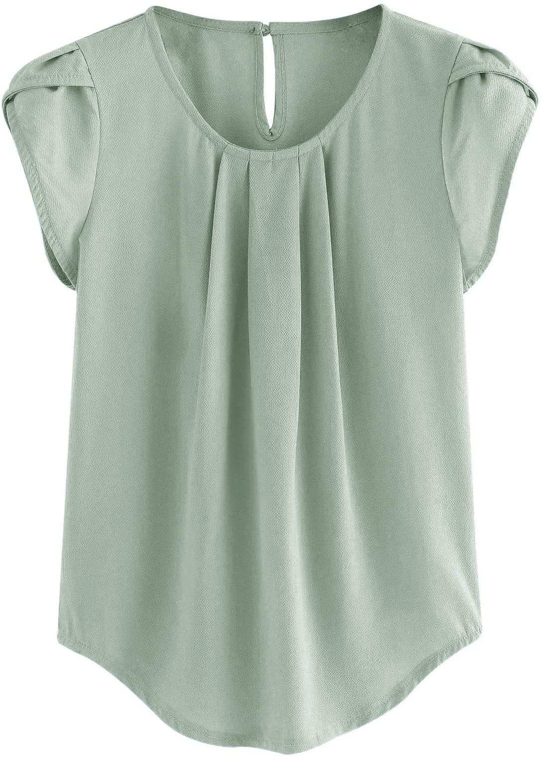 2025 Aliexpress Amazon nueva primavera y verano ropa de mujer Europa y Estados Unidos comercio exterior botones sólidos de manga corta ropa de mujer image 17