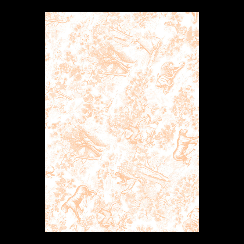 Tarde, té negro, papel de flores, floristería, papel de embalaje de flores, material de embalaje floral, papel de embalaje de ramo de San Valentín al por mayor