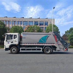 Export property community garbage truck, school sanitation electric garbage collection vehicle, hydraulic self-loading, new offer