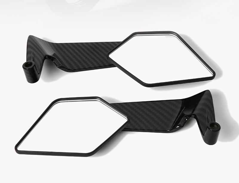 Cross-Border New Motorcycle Rearview Mirror No. 9 Mavericks Universal Fixed Wing Reflector Aluminum Alloy Modification Accessories