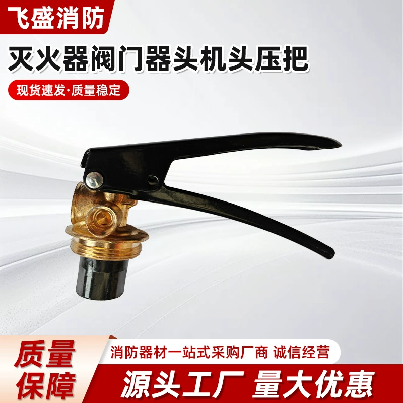 Головка клапана огнетушителя 2-8 кг портативный огнетушитель сухой пудры/воды на водной основе латунная ручка давления пожарные аксессуары