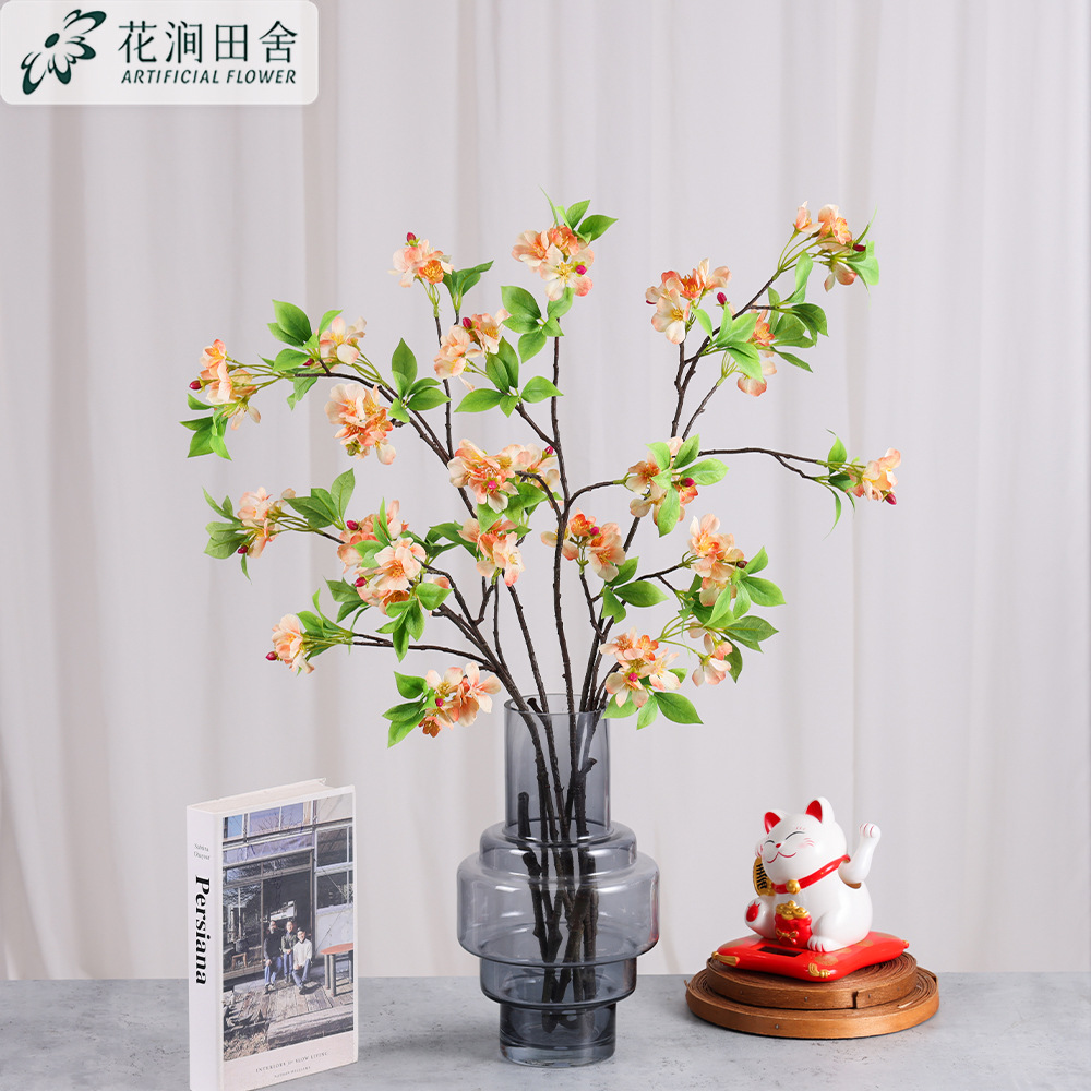 New Chinese style single-petal cherry blossom artificial flower…