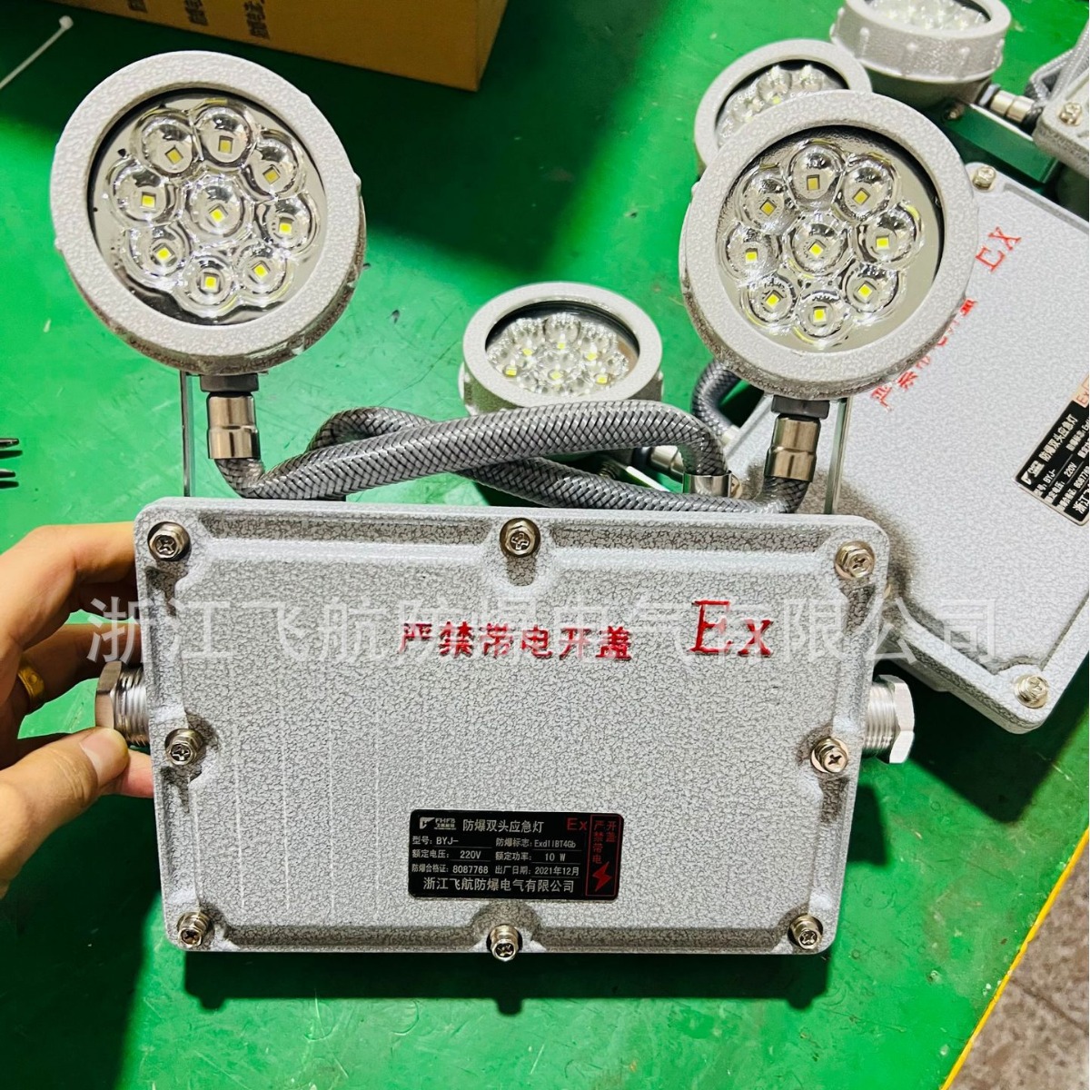 防爆双头应急灯 LED楼梯通道出口疏散照明灯24V220V