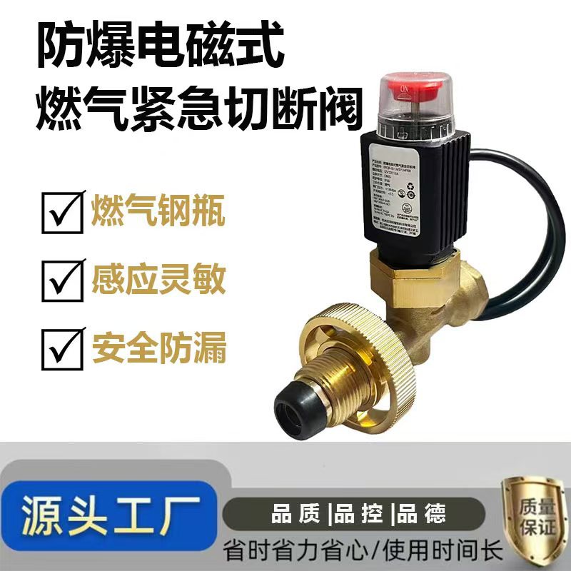 广锦金属 家用燃气球阀  燃气泄露可智能控制关闭（有铝款）