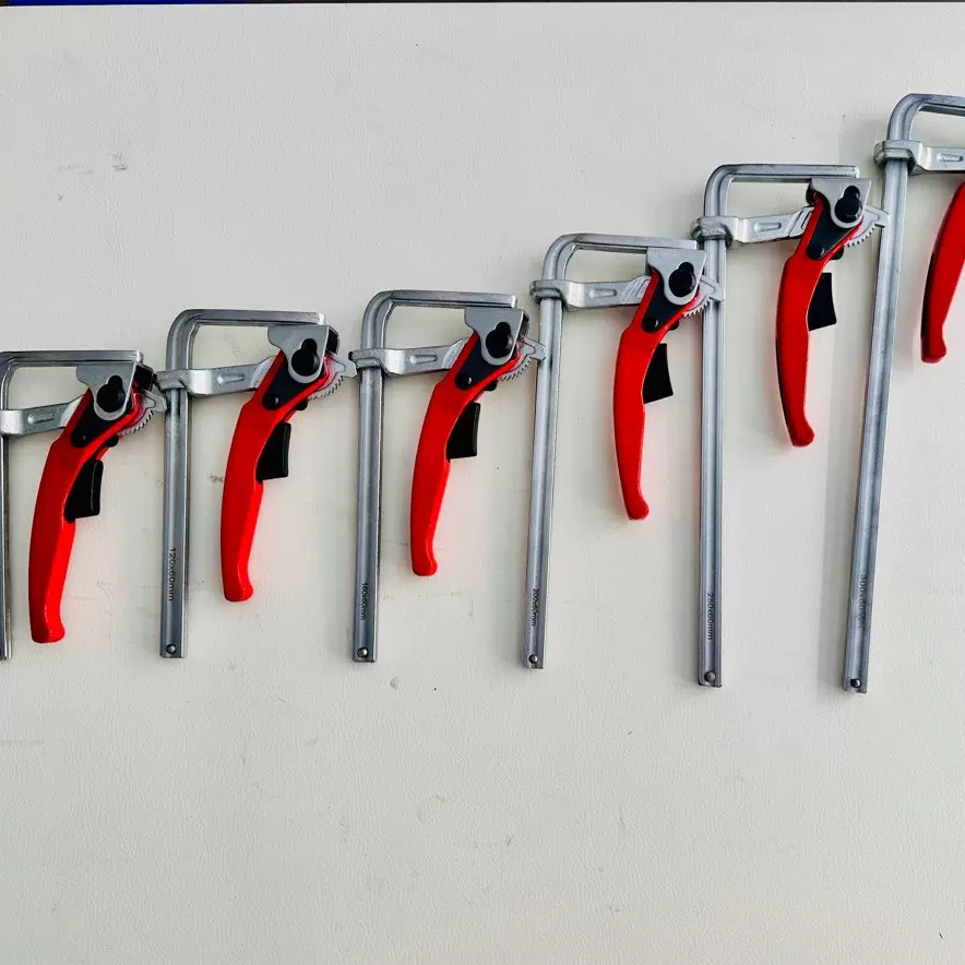 Getpower 锻压棘轮PCB快速沟槽F夹木工压料器轨道夹固定夹具F型夹