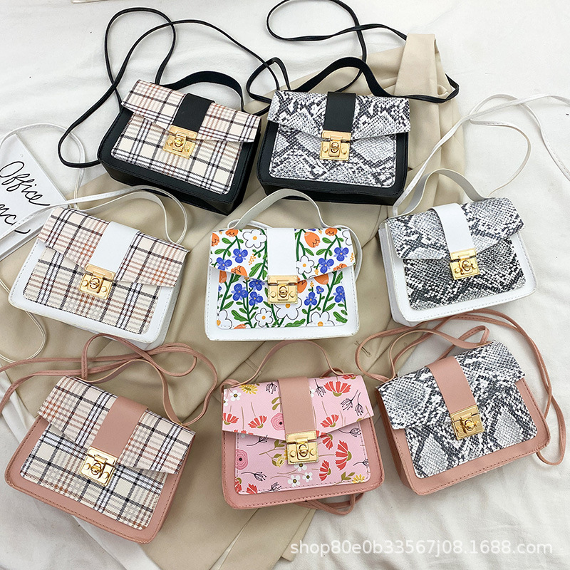 Trendy small square bags Southeast Asia...