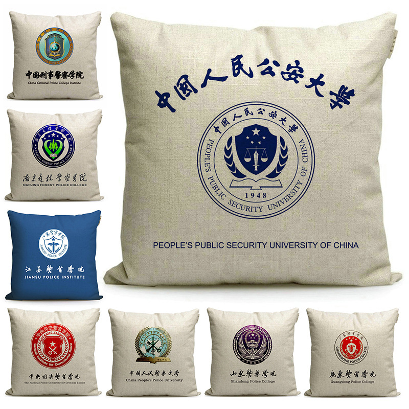 警校毕业纪念品警察警官校友周边沙发抱枕卧室枕头礼物靠垫
