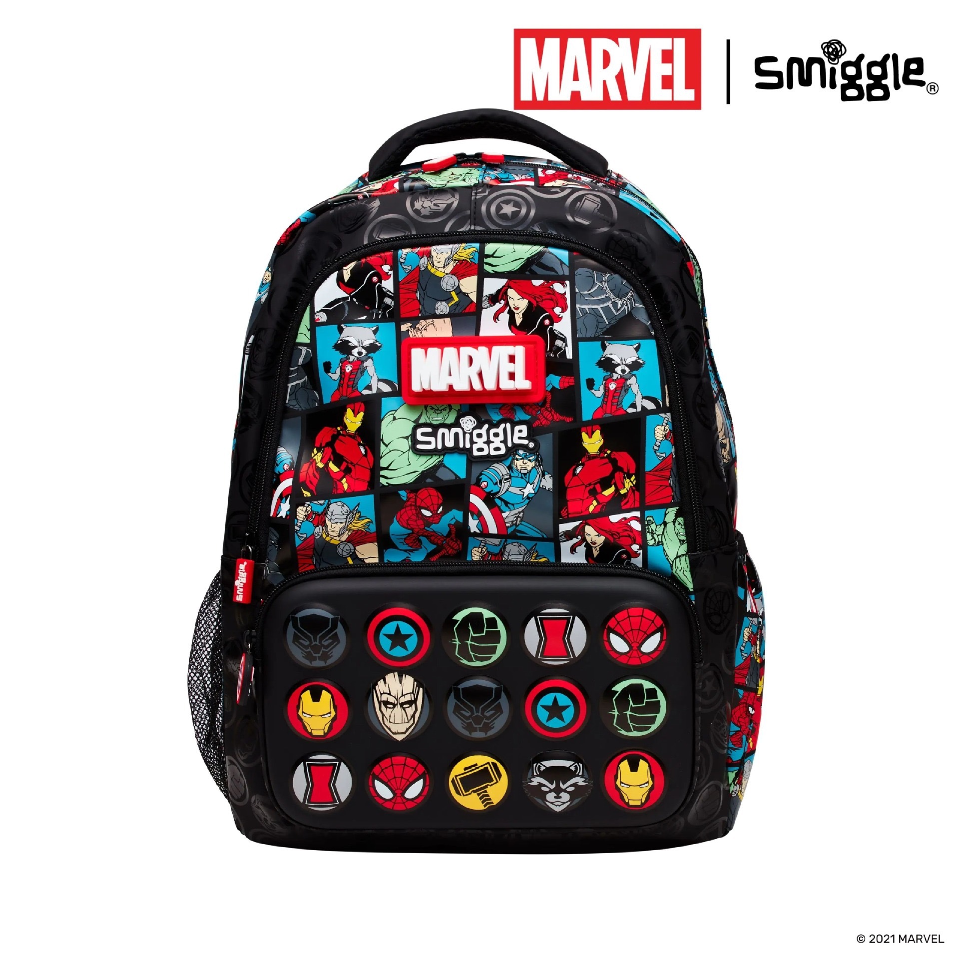 Smiggle grande kt Stitch mochila de gran capacidad de descompresión de doble hombro de dibujos animados