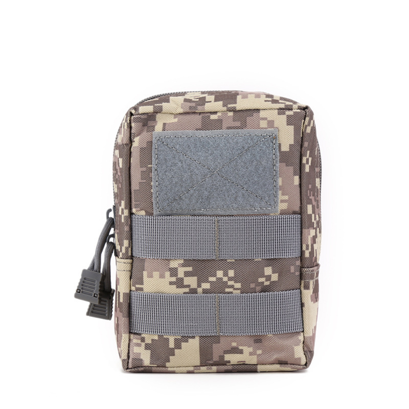 Bolsa de montaje multifuncional MOLLE para montar bolsas tácticas de camuflaje para teléfonos móviles paquete médico de emergencia