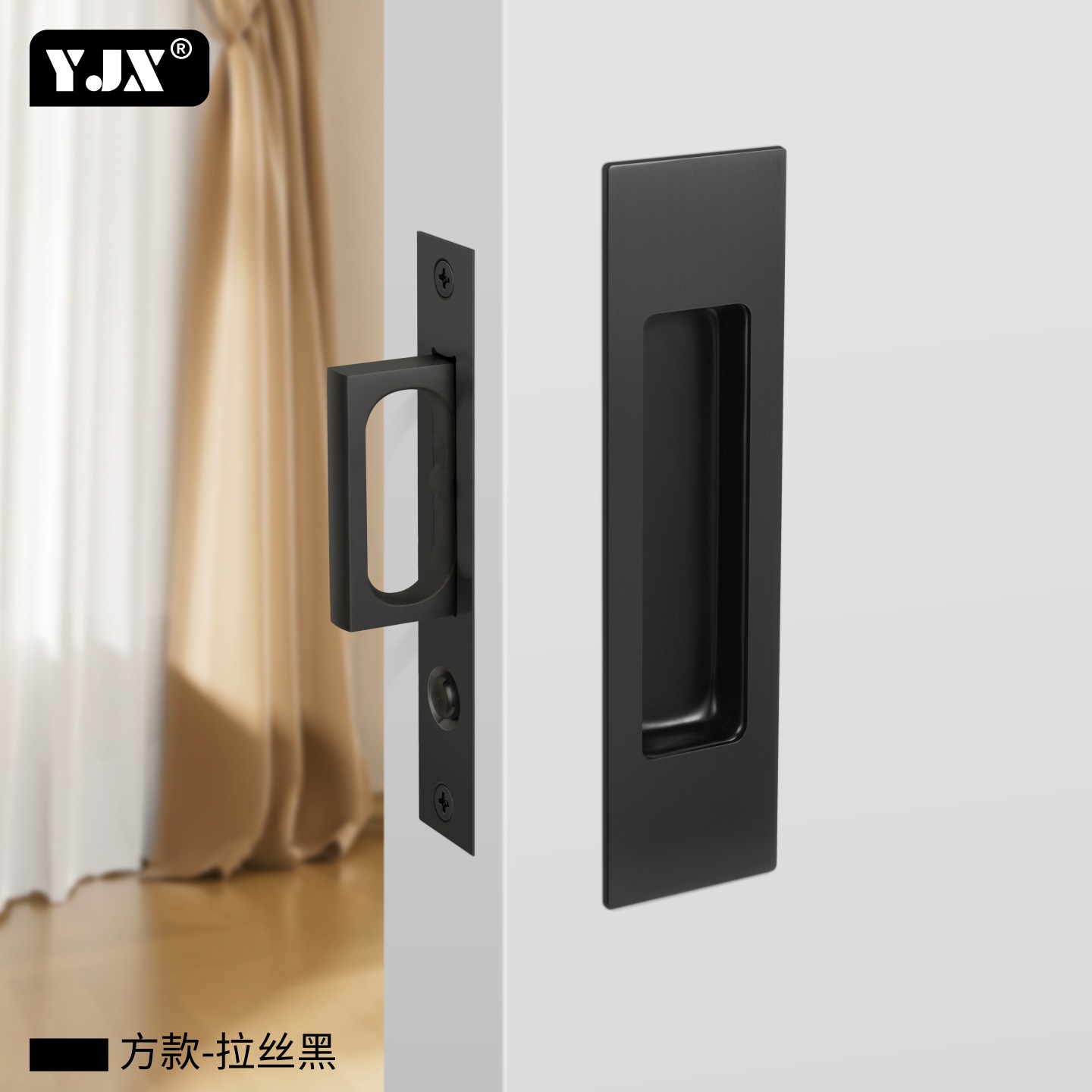 Presione el mango de la puerta de bolsillo enlazada cerradura accesorios de hardware puerta deslizante cerradura corredera puerta escondida perno de puerta invisible image 36