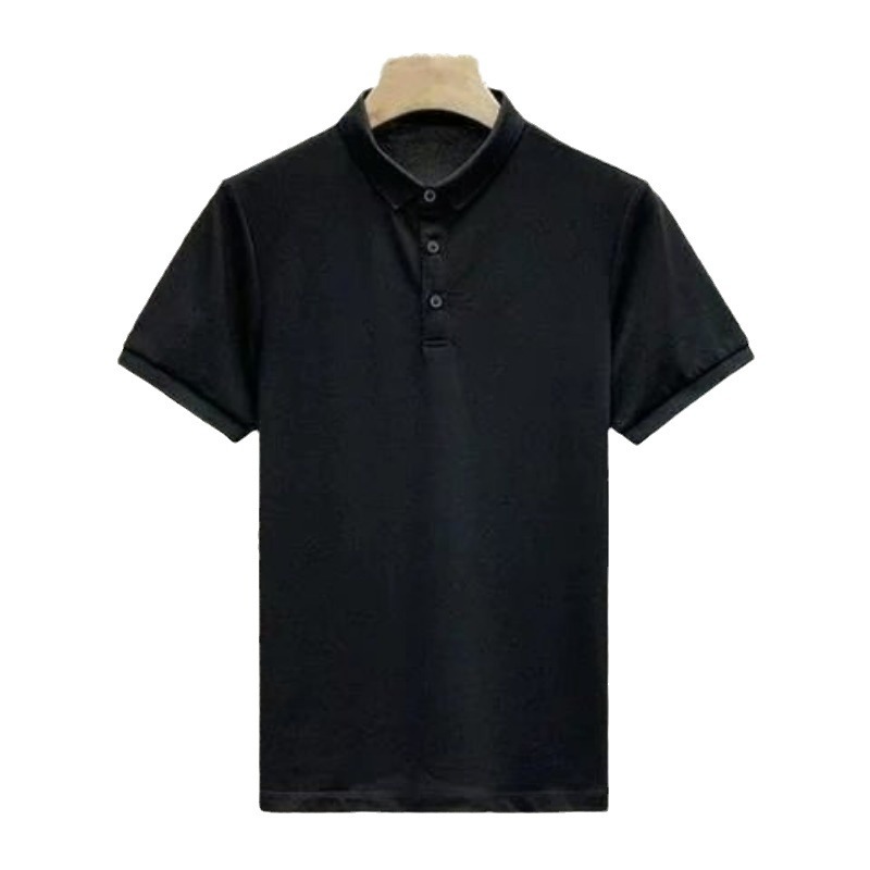 Camisa de Polo de manga corta de verano Camisa de Polo slim-Fit para hombre Camiseta de solapa de media manga de moda para hombre