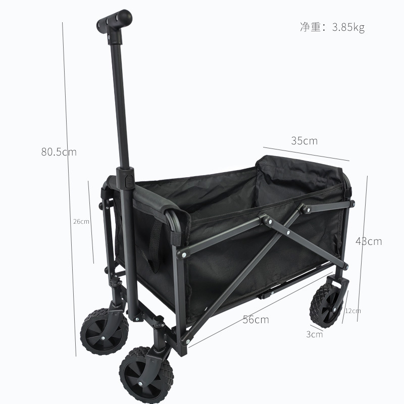 アウトドアキャンプカート、キャンプトレーラー、キャンピングカー、折りたたみ式ポータブル小型トレーラー、ピクニックハンドレバー牽引車|undefined