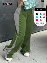 Z 51939 Elastic Waist Straight-Leg Pants �ɾoֱͲѝ ���l