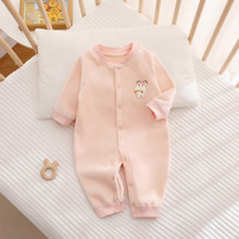 婴儿连体保暖秋冬双面绒男女宝宝哈衣爬服新生儿衣服安阳婴儿服春