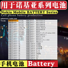 適用於諾基亞 bl-5c -5b -4c for nokia 高品質高容量手機電池